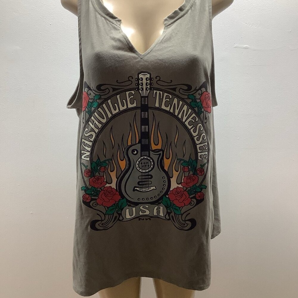 Obsessive Love Size 3X Green Sleeveless Top Nashville Tennessee USA. New No Tags